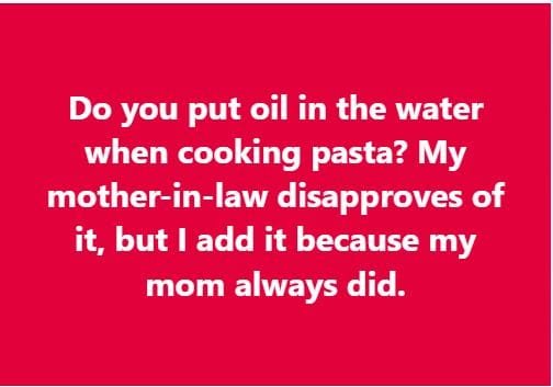 Image showcasing Should you add oil to the water for pasta? - unHeardFacts