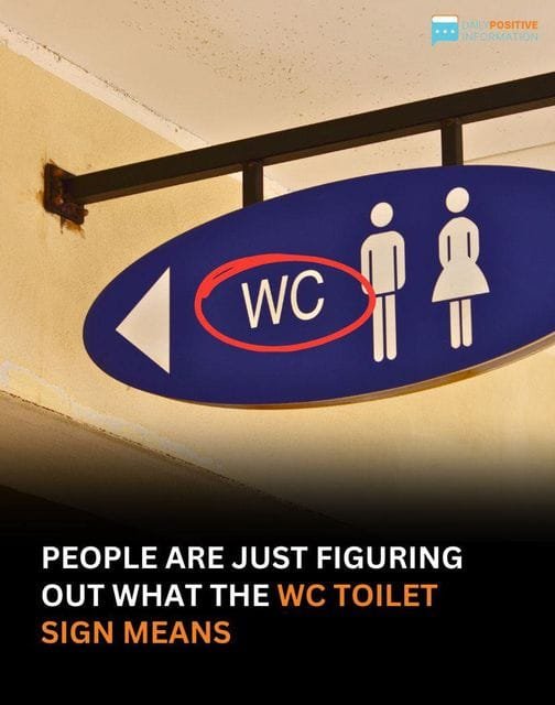Wc Hand Sign People Are Only Now Figuring Out What The WC Toilet Sign Means ...